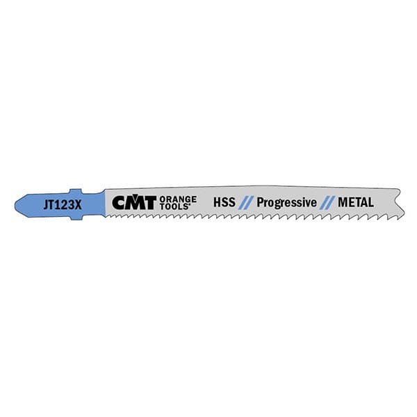 JT123X-5 CMT Brzeszczoty do wyrzynarki HSS I75 L100 / cięcie proste