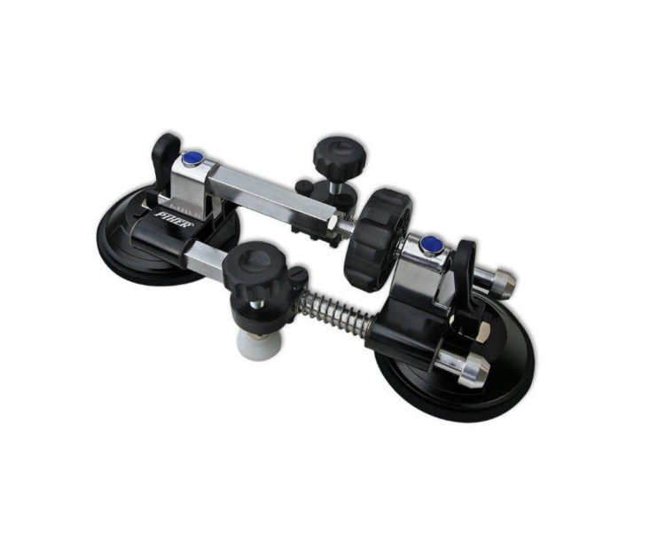 PIHER Przyssawka podwójna z mechanizmem śrubowym D11,7 cm