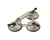 PIHER Przyssawka potrójna Aluminium D12,3 cm / max udźwig 100 kg