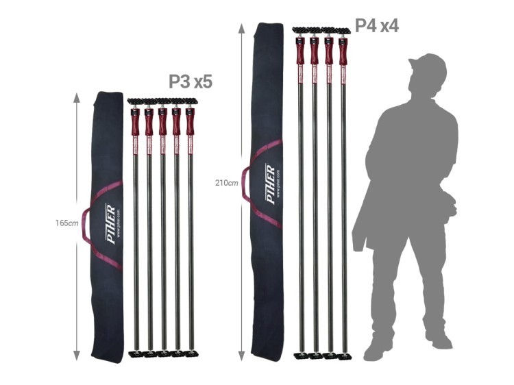 PIHER Torba na podpory 165 cm