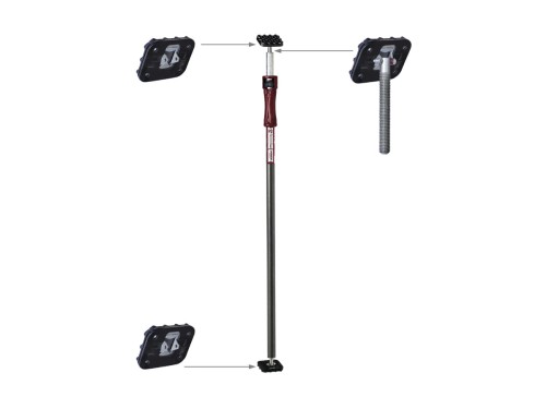 PIHER Wymienna gumowa stopa do podpory z gwintem