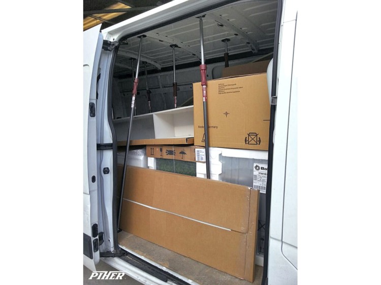 PIHER Podpora / rozpórka teleskopowa L155-290 cm / Moc do 300 kg