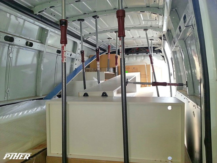 PIHER Podpora / rozpórka teleskopowa L155-290 cm / Moc do 300 kg