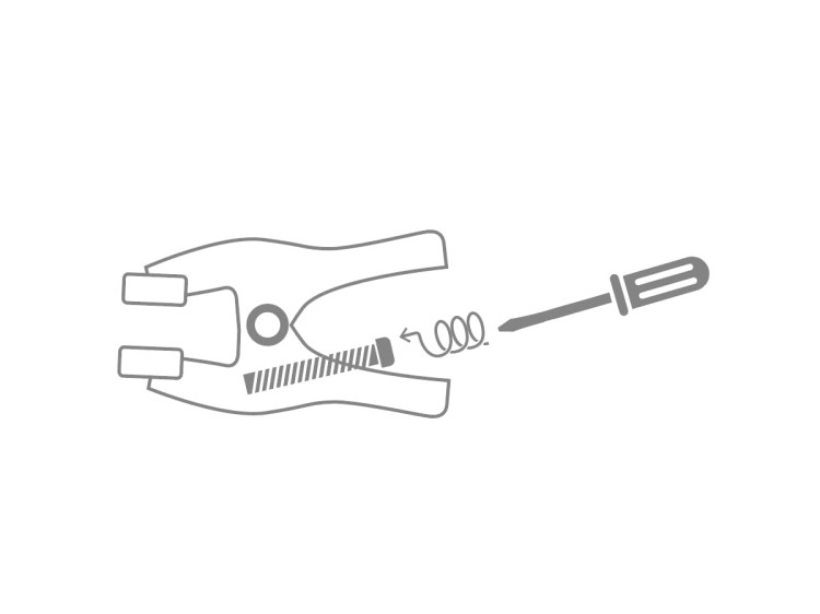 PIHER Ścisk klamrowy regulowany 3cm / Moc 18kg