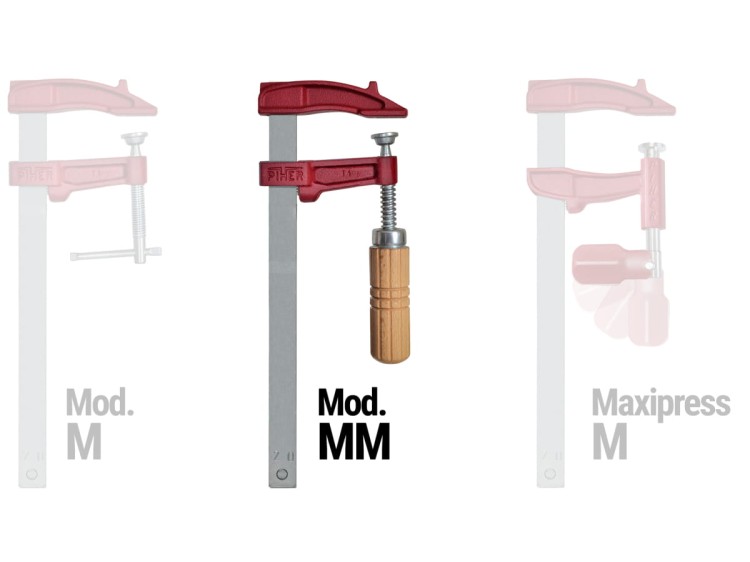 PIHER M Ścisk stolarski 15 cm / Moc 400 Kg