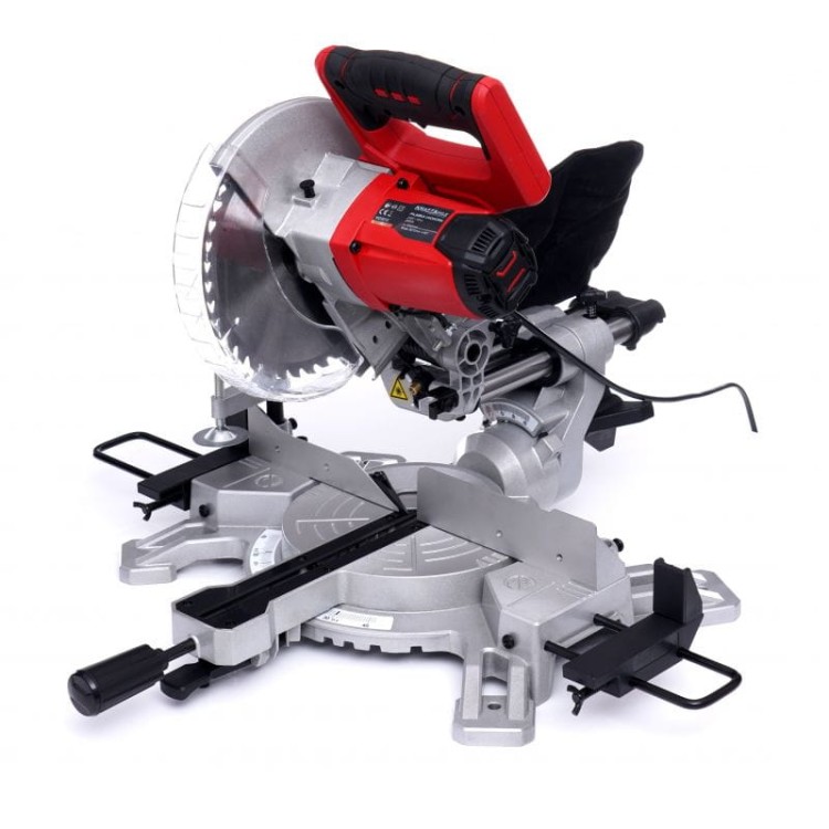 Pilarka ukosowa 2500W KD3012 z metalową podstawą + laser tarcza 210 mm