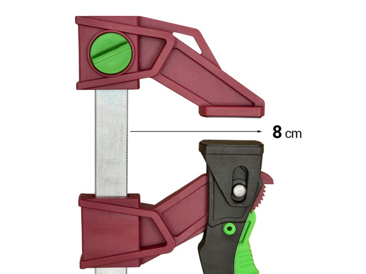 PIHER Ścisk dźwigniowy szybkozaciskowy 30 cm / Moc 120 Kg