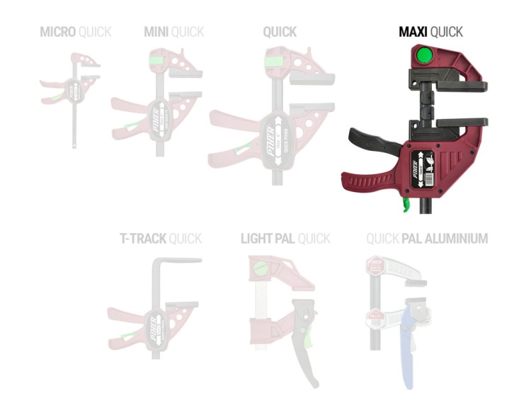 PIHER Maxi Quick Ścisk szybkozaciskowy 90 cm / Moc 300 Kg