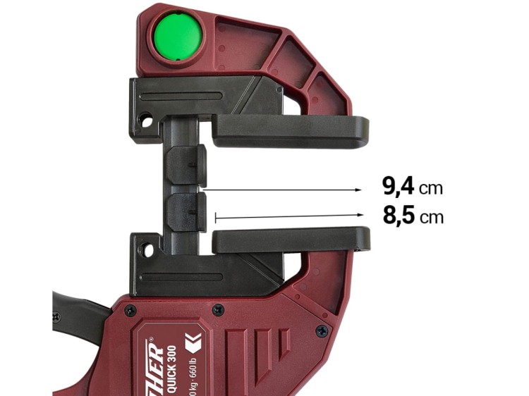 PIHER Maxi Quick Ścisk szybkozaciskowy 15 cm / Moc 300 Kg