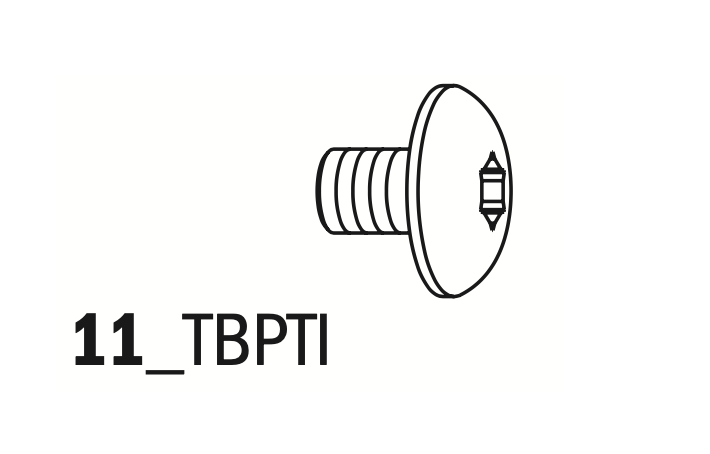 CMT Śruba do frezów i głowic M6x8,7x12