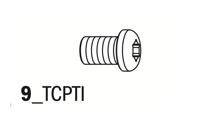 CMT Śruba do frezów i głowic M3x4x5,7