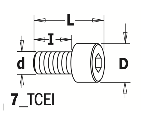 CMT Śruba do frezów i głowic M5x10x15