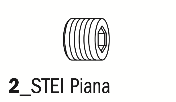 CMT Śruba do frezów i głowic M5x4