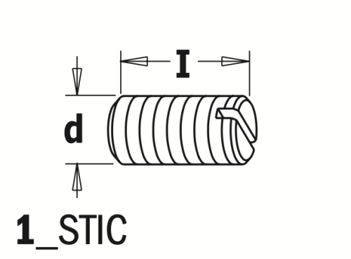CMT Śruba do frezów i głowic M5x10