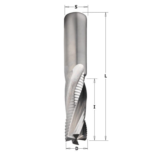 CMT Frez spiralny zgrubno-wykańczający Z4 D14 I50 L110 S14mm / pozytyw