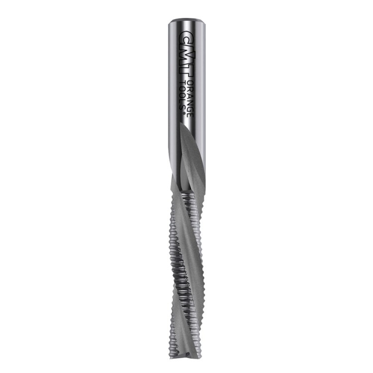 CMT Frez spiralny zgrubny do drewna / płyty Z3 D12 I52 L100 S12mm / negatyw