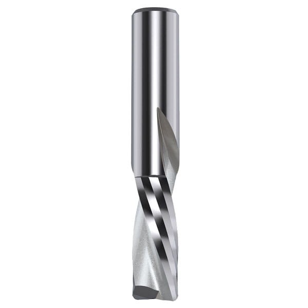 CMT Frez spiralny wykańczający do drewna / płyty / PCV Z2 D3 I12 L60 S8mm / negatyw