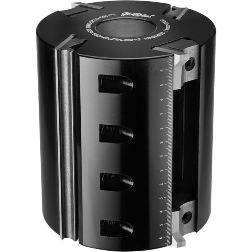 GLOBUS Głowica regulowana do fazowania / zaokrąglania 125x40x2/2+2Z H140 / Korpus aluminium
