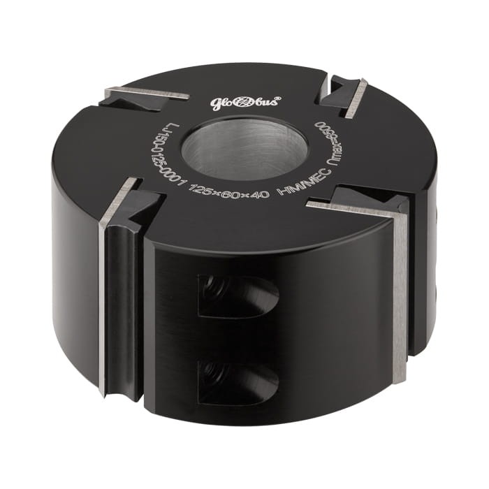 GLOBUS Głowica strugarska na noże proste 125x40x4Z H80 / Korpus aluminium