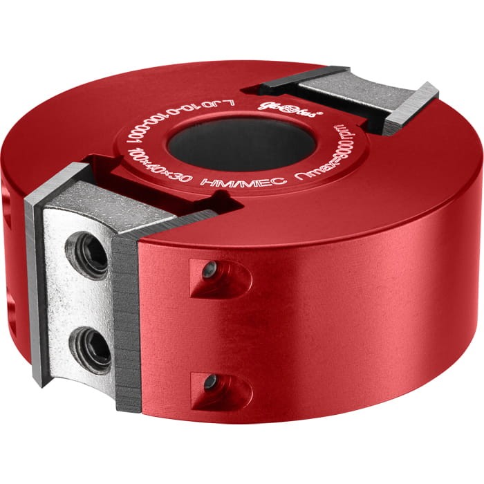 GLOBUS Głowica strugarska z wymiennym ostrzem 100x30x2Z H40 / Korpus aluminium