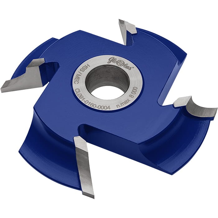 GLOBUS Frez nasadzany zaokrąglający HSS R12,5 D120x40x4Z / lewy