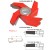 GLOBUS Frez nasadzany do płycin HM D190x40x4Z H12 mm / Profil 2 / prawy