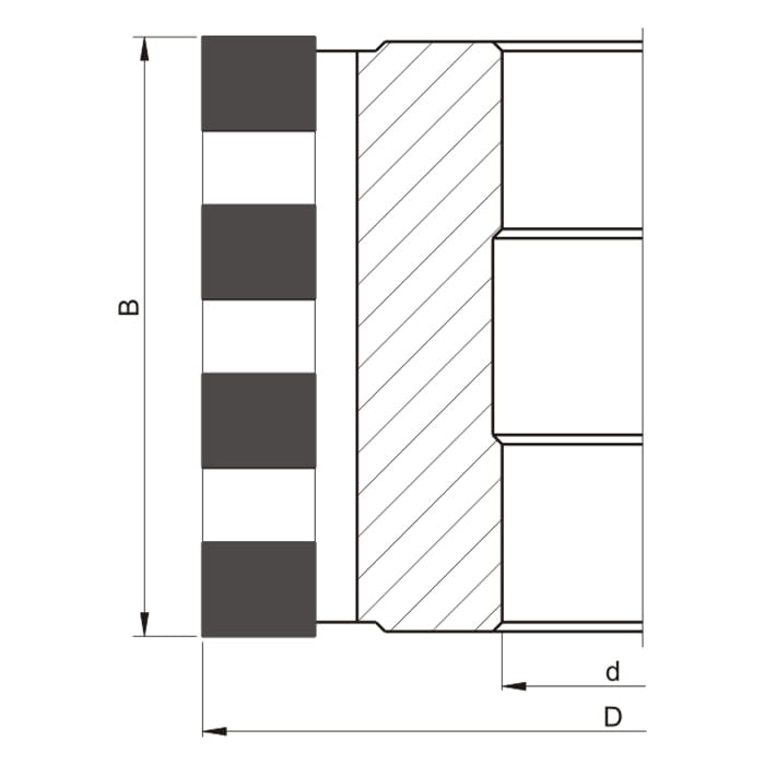 GLOBUS Frez strugający prosty HM 125x40x3+3Z/ H125mm / płyta wiórowa / MDF / sklejka