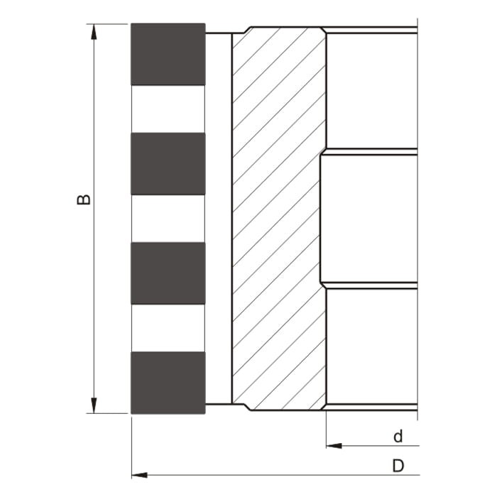 GLOBUS Frez strugający prosty HM 100x40x2+2Z/ H80mm / płyta wiórowa / MDF / sklejka