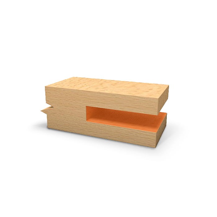 GLOBUS Frez nasadzany prosty HM 180x30x2+2Z/ H10 mm / płyta wiórowa / MDF / sklejka