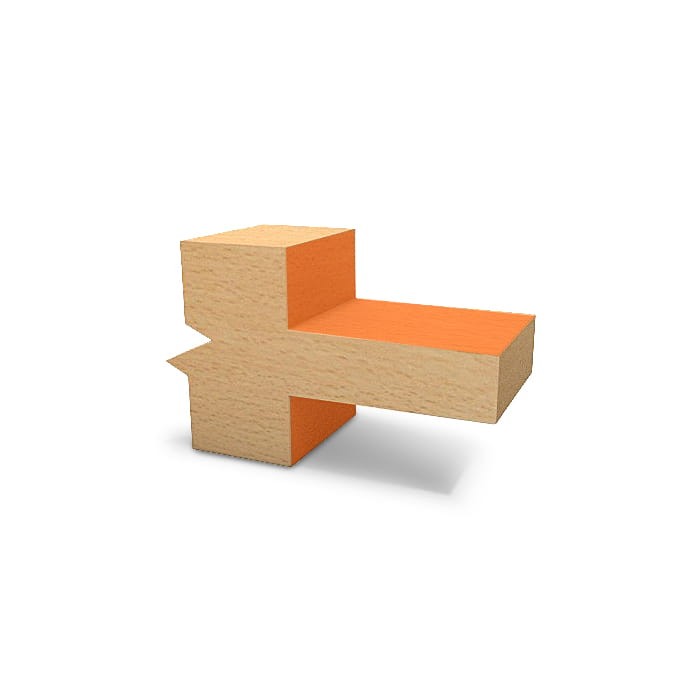 GLOBUS Frez nasadzany prosty HM 120x30x2+2Z/ H8 mm / płyta wiórowa / MDF / sklejka