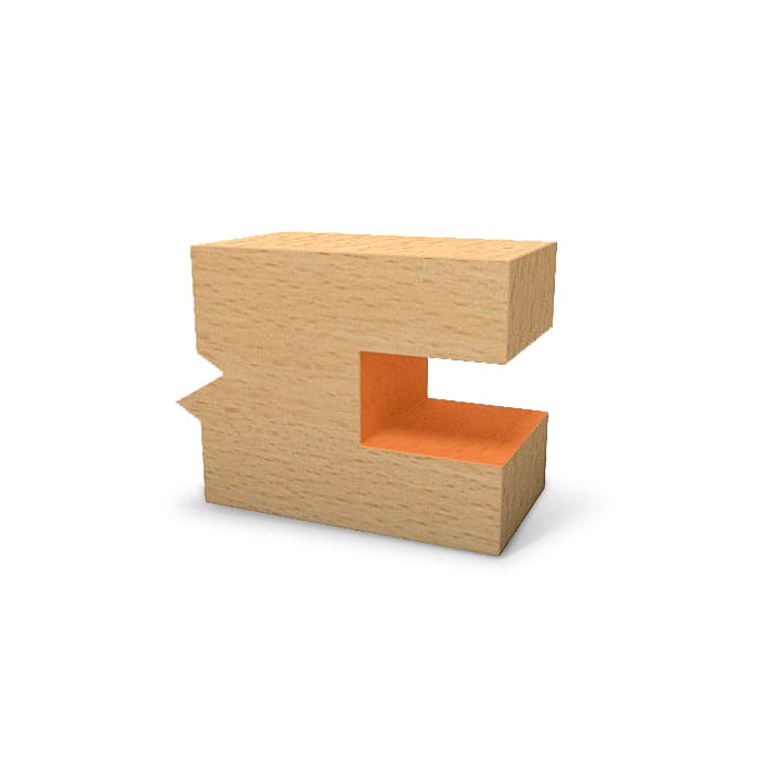 GLOBUS Frez nasadzany prosty HM 125x30x6Z / H25 mm / płyta wiórowa / MDF / sklejka