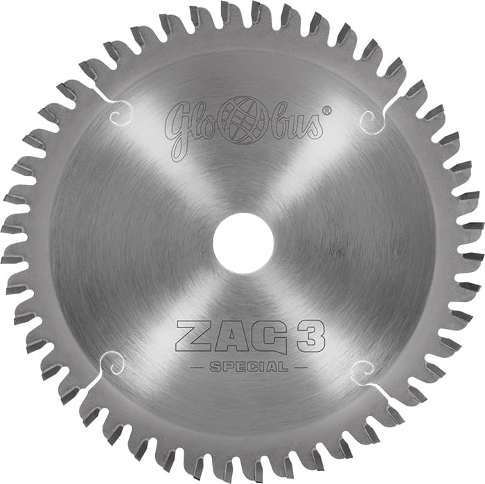 GLOBUS Piła do Aluminium i HPL 160x20x56Z / -5° negatyw / zagłębiarka