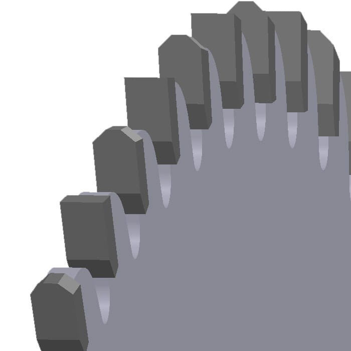 GLOBUS Piła do płyty wiórowej i MDF 305x30x96 / -5° negatyw / ukośnica