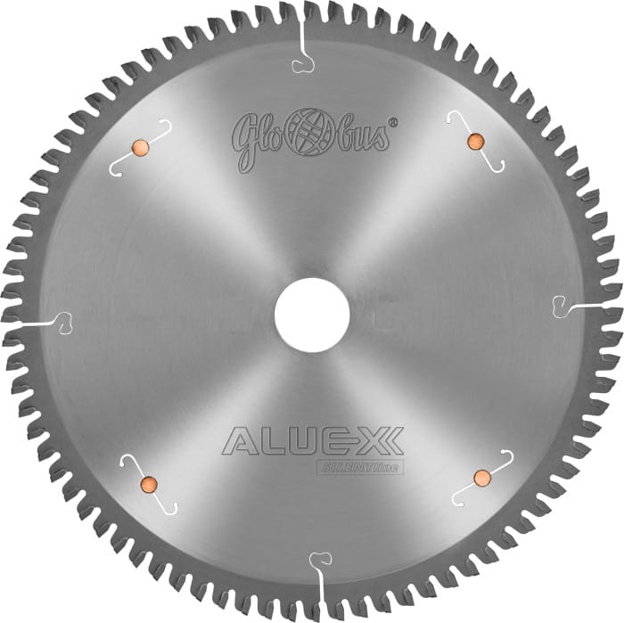 GLOBUS Piła do aluminium i PCV 400x30x96Z / -5° negatyw