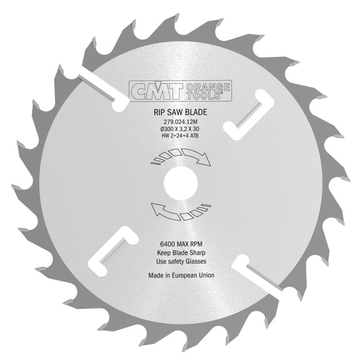 CMT Piła HM do wielopił 300x30x24+4Z / cięcie wzdłuż