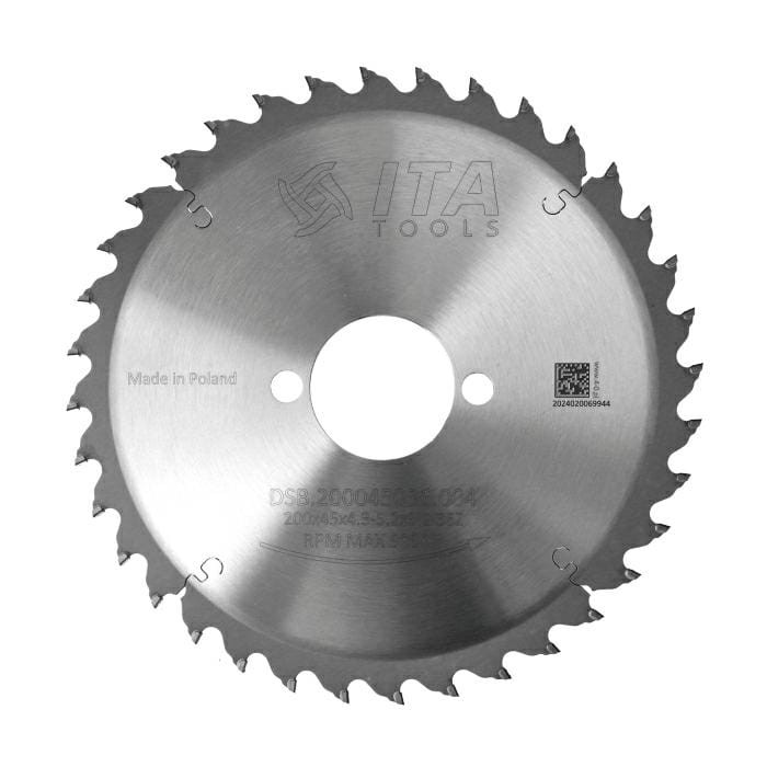 Ita Tools podcinak trapezowy DIAMENTOWY 200x45x36Z H4 / Holzma