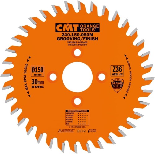 CMT Piła do rowkowania / ostrze piłkowe Z36 150x30x5,0 mm / CNC