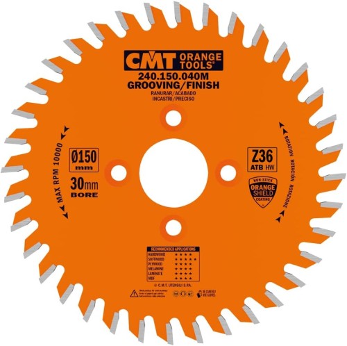 CMT Piła do rowkowania / ostrze piłkowe Z36 150x30x4,0 mm / CNC