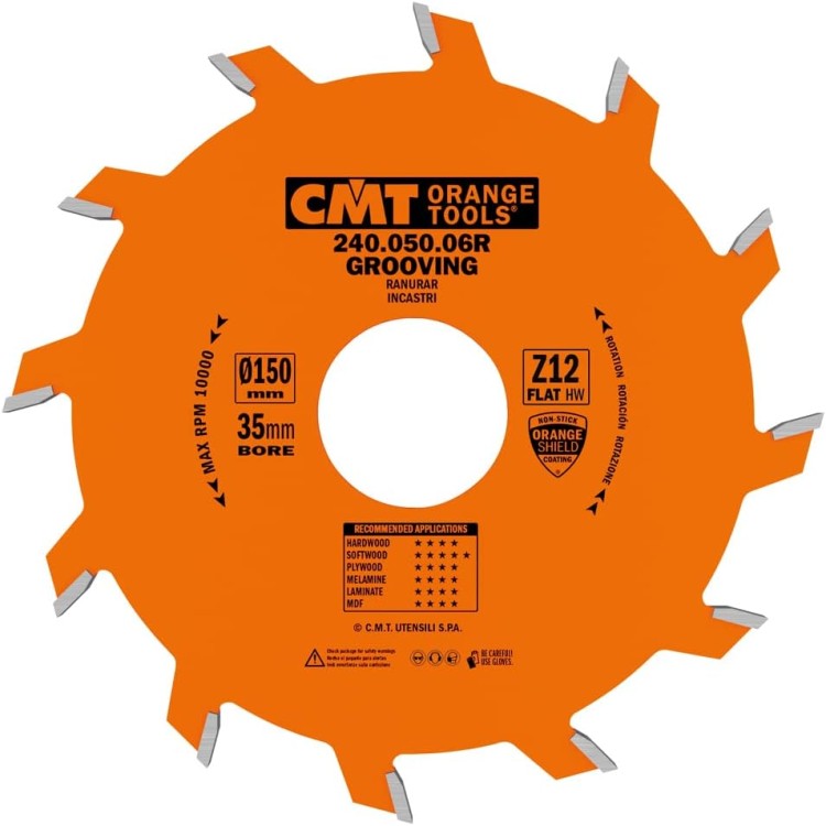 CMT Piła do rowkowania / ostrze piłkowe Z12 150x35x5,0 mm