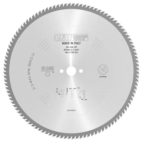 CMT Piła do Aluminium / mosiądz / PCV 450x32x108Z