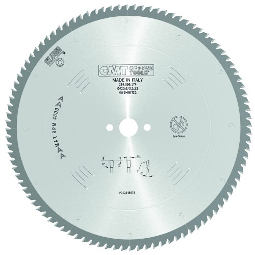 CMT Piła do Aluminium / mosiądz / PCV 420x32x96Z