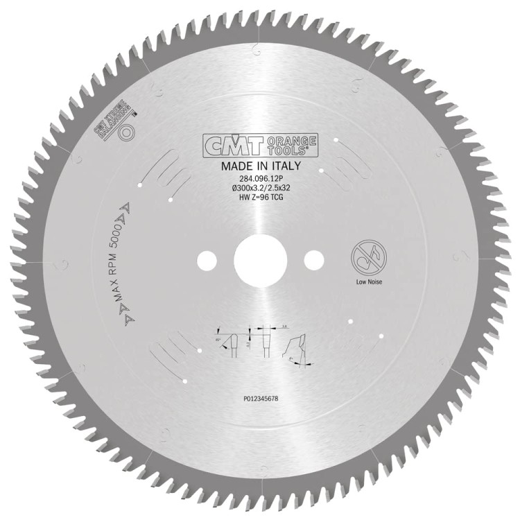 CMT Piła do Aluminium / mosiądz / PCV 300x32x96Z