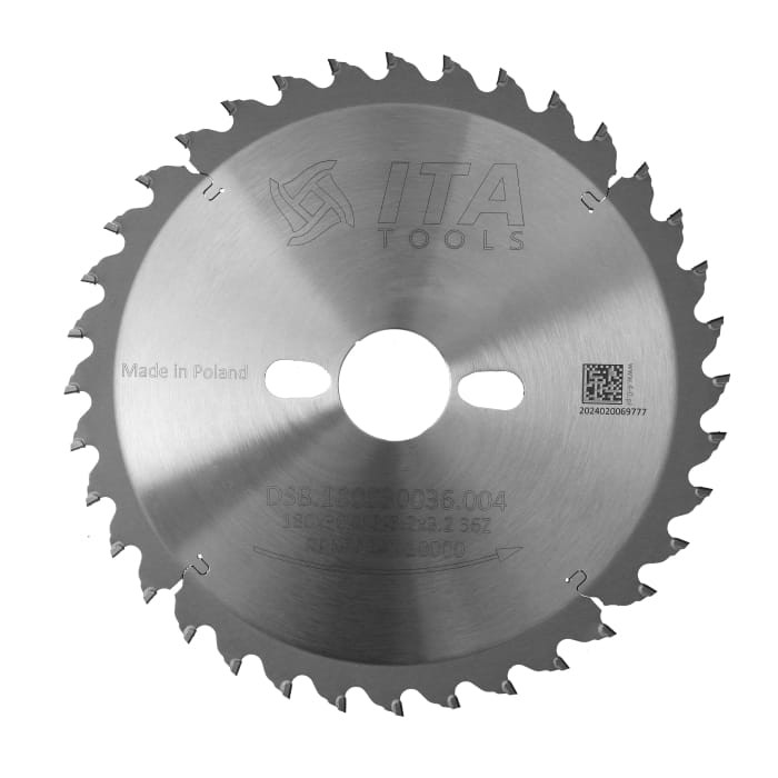 Ita Tools podcinak trapezowy DIAMENTOWY 180x30x36Z H4 / Holz-her