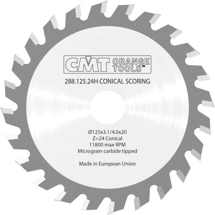 CMT Podcinak trapezowy 125x20x24Z / 3.1 - 4.0 mm