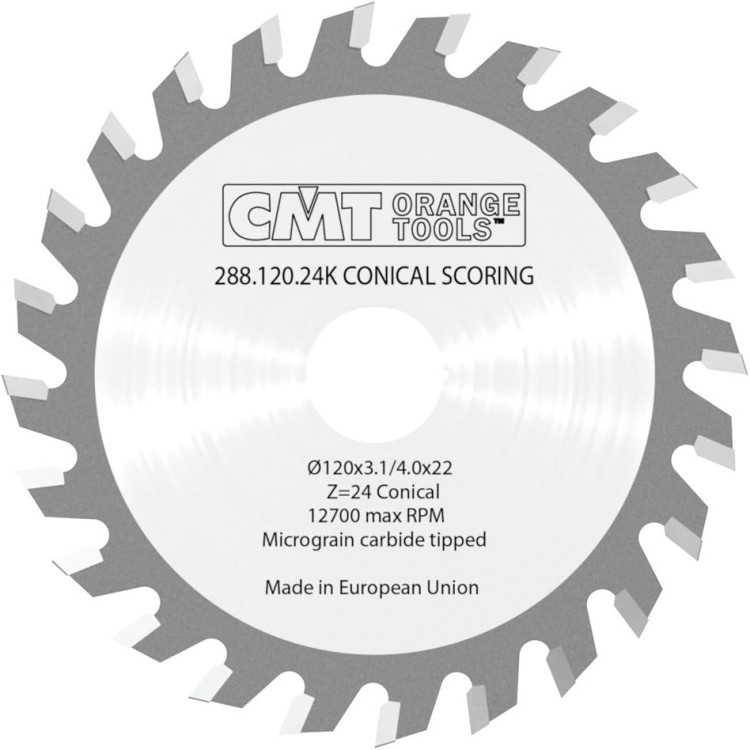 CMT Podcinak trapezowy 120x22x24Z / 3.1 - 4.0 mm