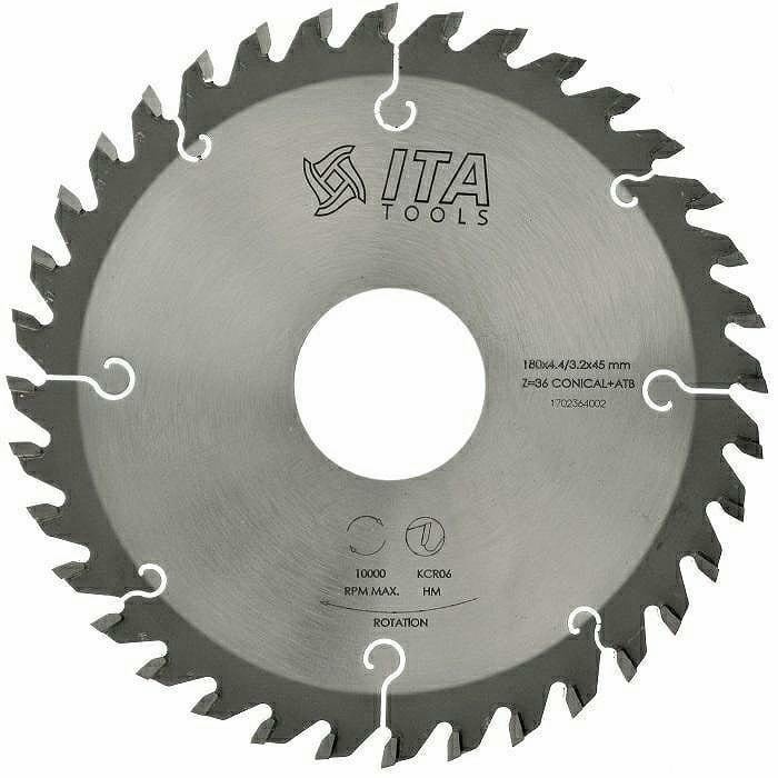 Ita Tools podcinak trapezowy 180x45x36Z / 4.4-5.6 mm / do Holzma