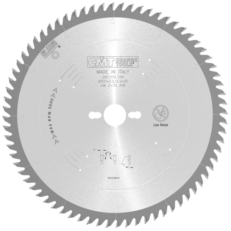 CMT Piła HM do drewna 300x30x72Z / cięcie wzdłuż i w poprzek