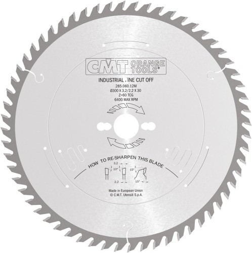 CMT Piła HM do drewna 300x30x60Z / cięcie wzdłuż i w poprzek