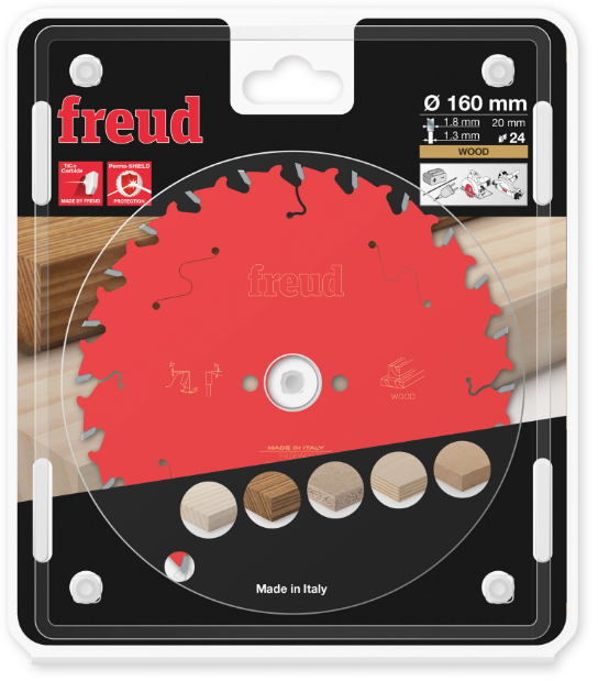 FREUD Piła HM do drewna 160x20x24Z / cięcie wzdłużne / cienki rzaz / do Festool