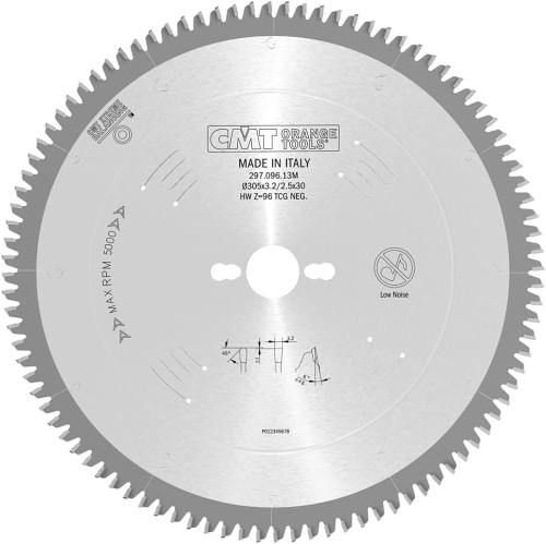 CMT Piła HM do Aluminium / PCV 305x30x96Z / -6° Negatyw